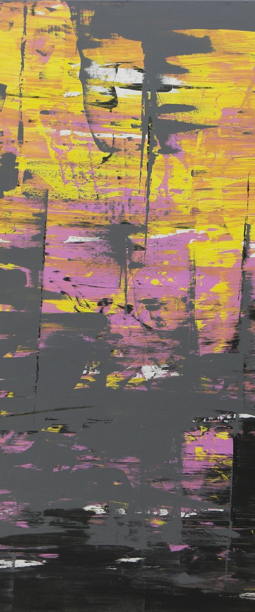 Static Grey and Purple by Ronald Hunter