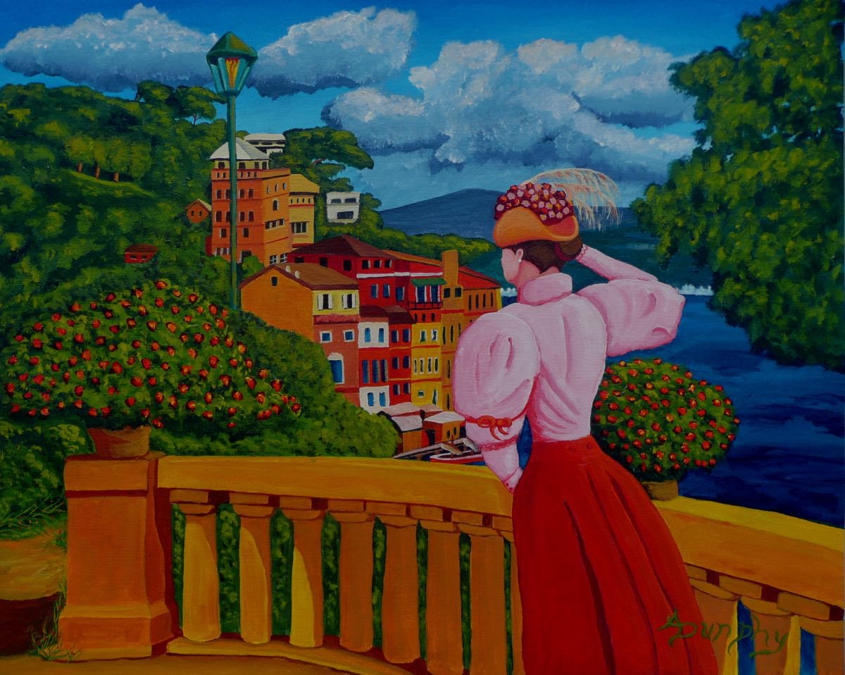 Portofino Lady by Dunphy Fine Art