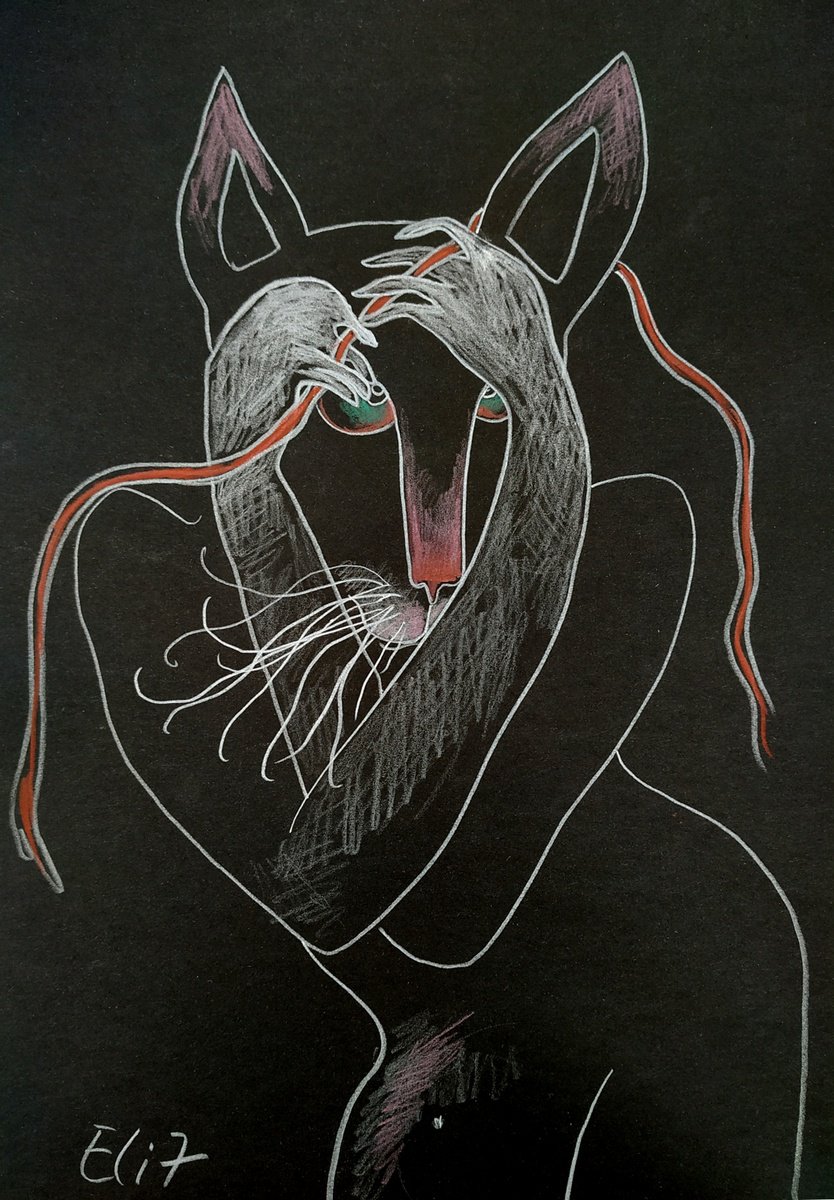 Surrealistic Pencil Drawing , Red Band By Elisheva Nesis, 9 X 13, Artwork For Sale On Artfinder