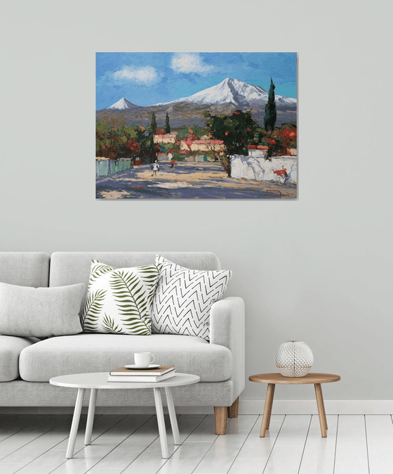 Ararat from the Village