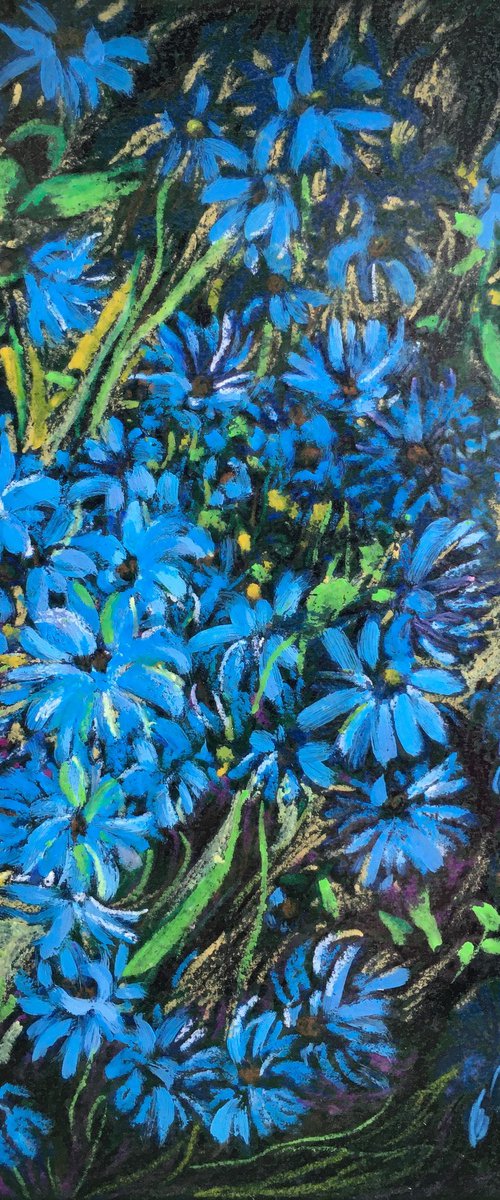 Blue flowers by Raffi Ghazaryan