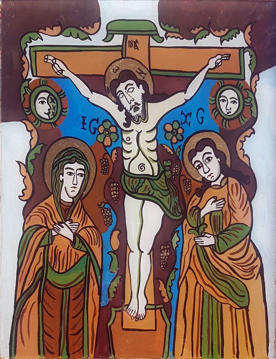 The crucifixion of Jesus