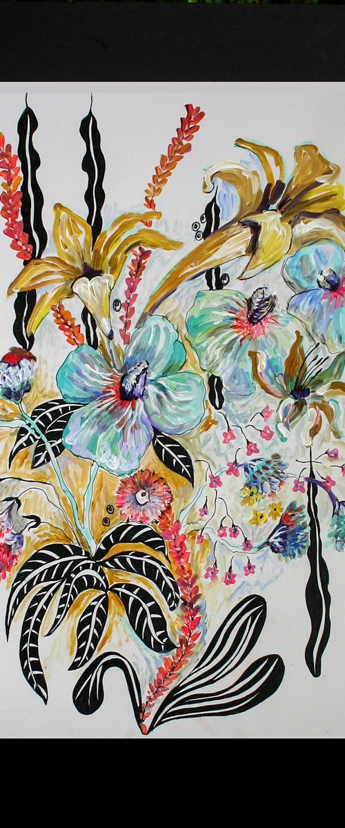 Dream Flowers by M Brick