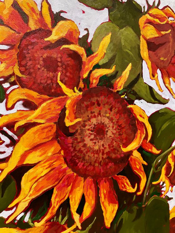 Golden Sunflowers