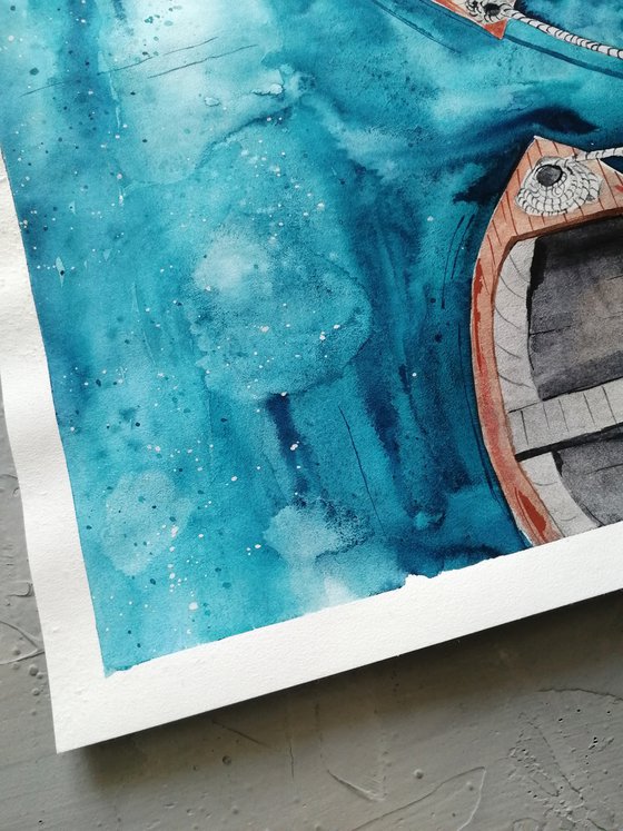 Boat painting