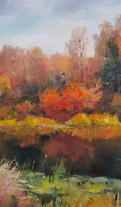 Autumn landscape by Valentina Andrukhova