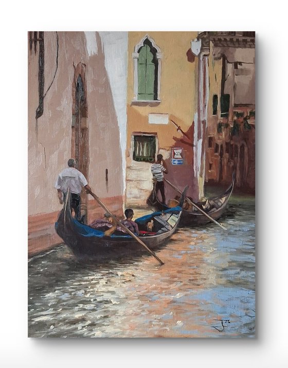 Meandering flow of Venezia