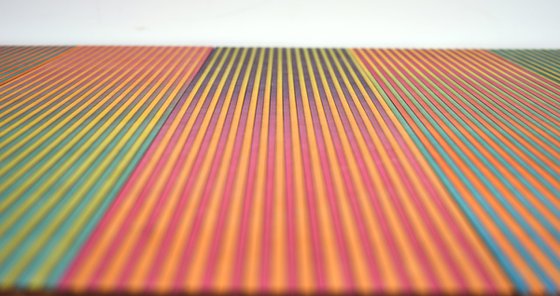 Seven Panel Stripe Colour Study