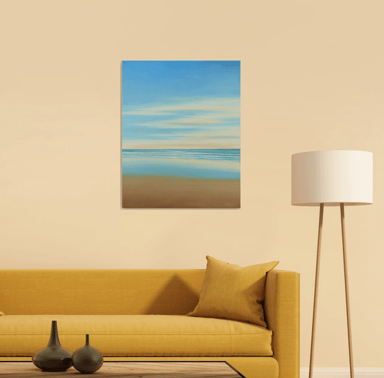 Warm Sand - Blue Sky Seascape
