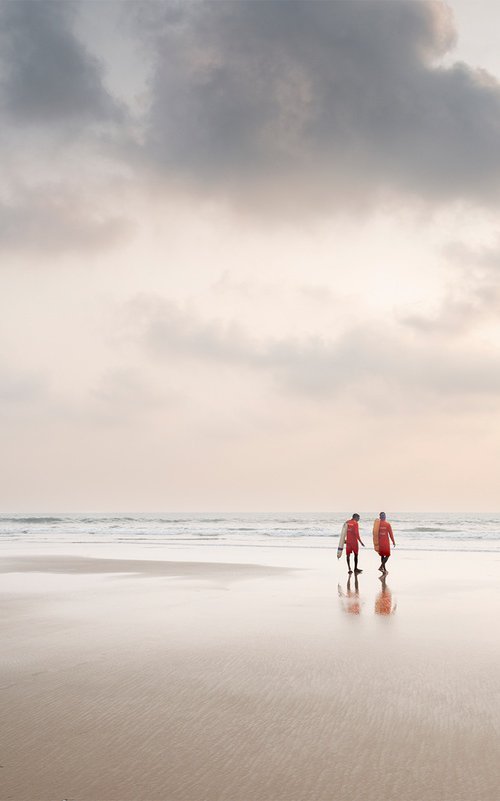 Lifeguards at Dusk by Adam Regan