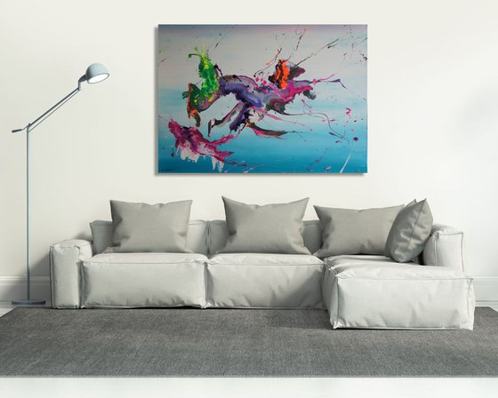 Bird Of Prey (Spirits Of Skies 140018) (140 x 100 cm) XXL (56 x 40 inches)