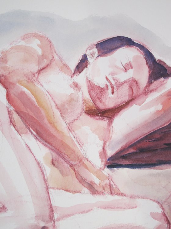 Reclining female nude