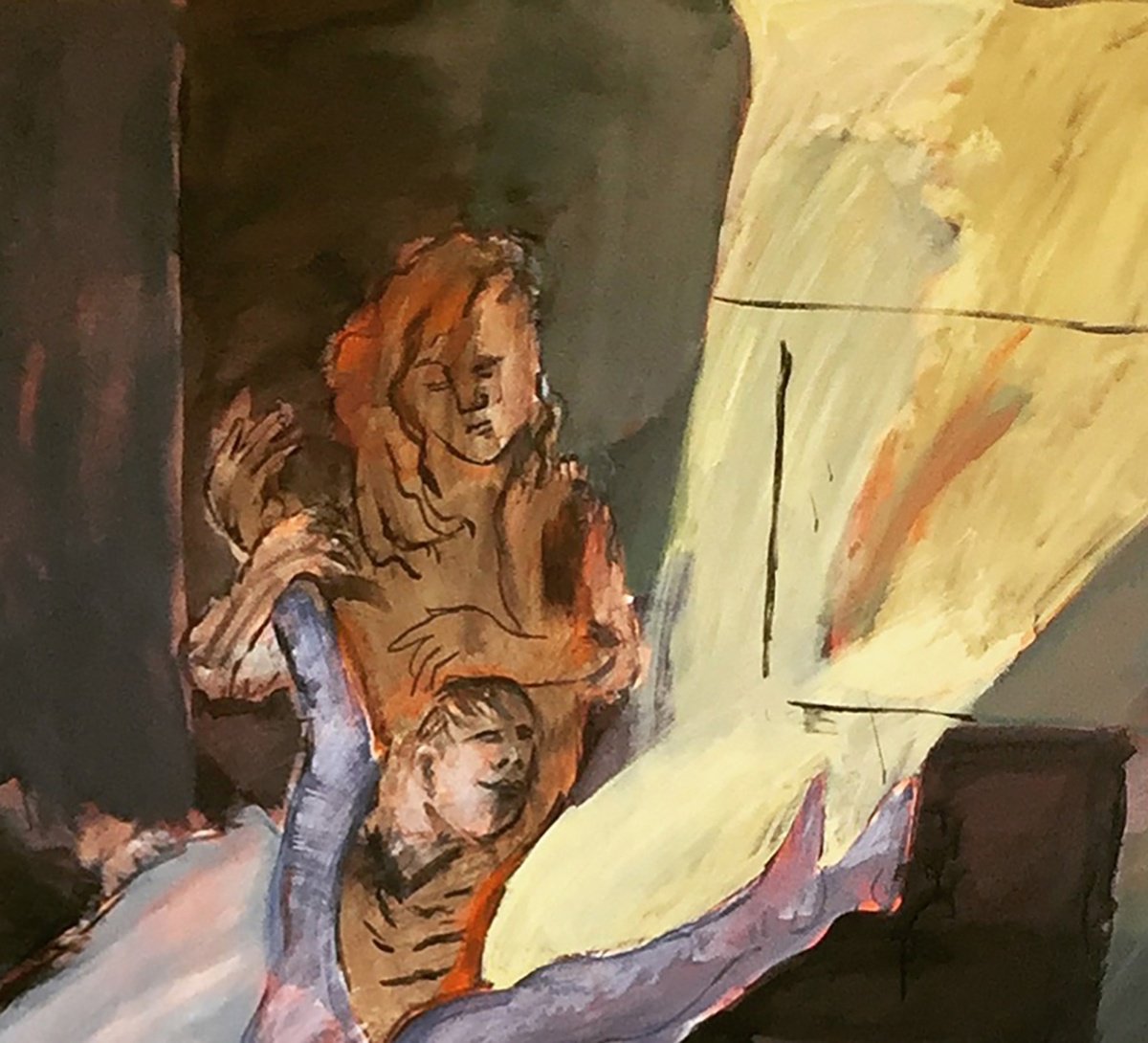 Falling Off The Table By Frank Creber, 79 X 79, Artwork For Sale On Artfinder