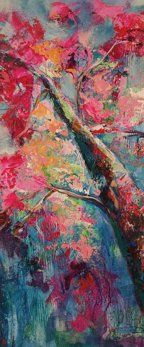 When the Sky Learned to Bloom by Ramona Pintea