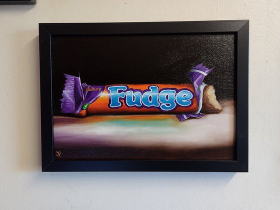 Cadbury Fudge still life