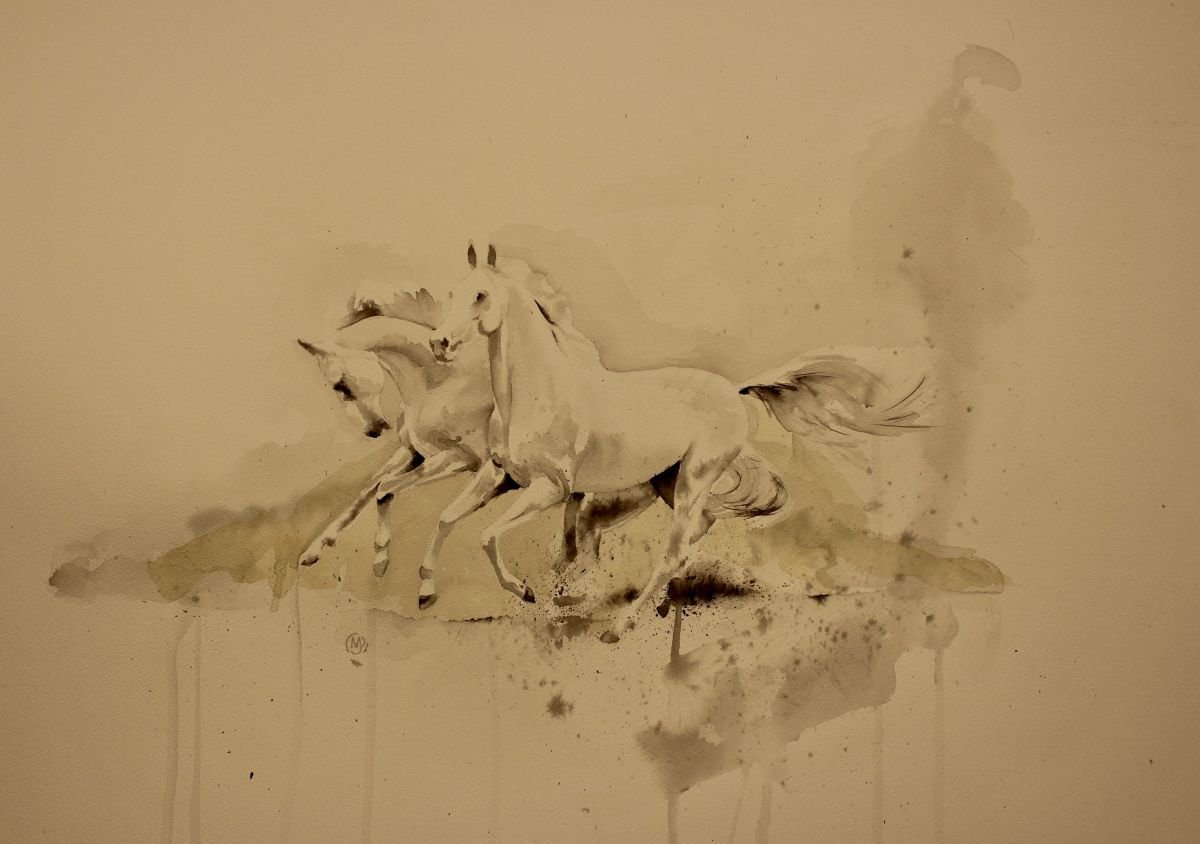 The Movement of Horses study 6.1 by Mark Purllant