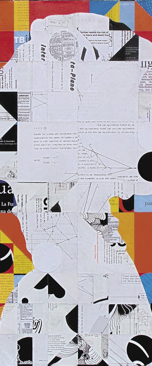Collage_31_60x60 cm_Portrait_Pop by Manel Villalonga