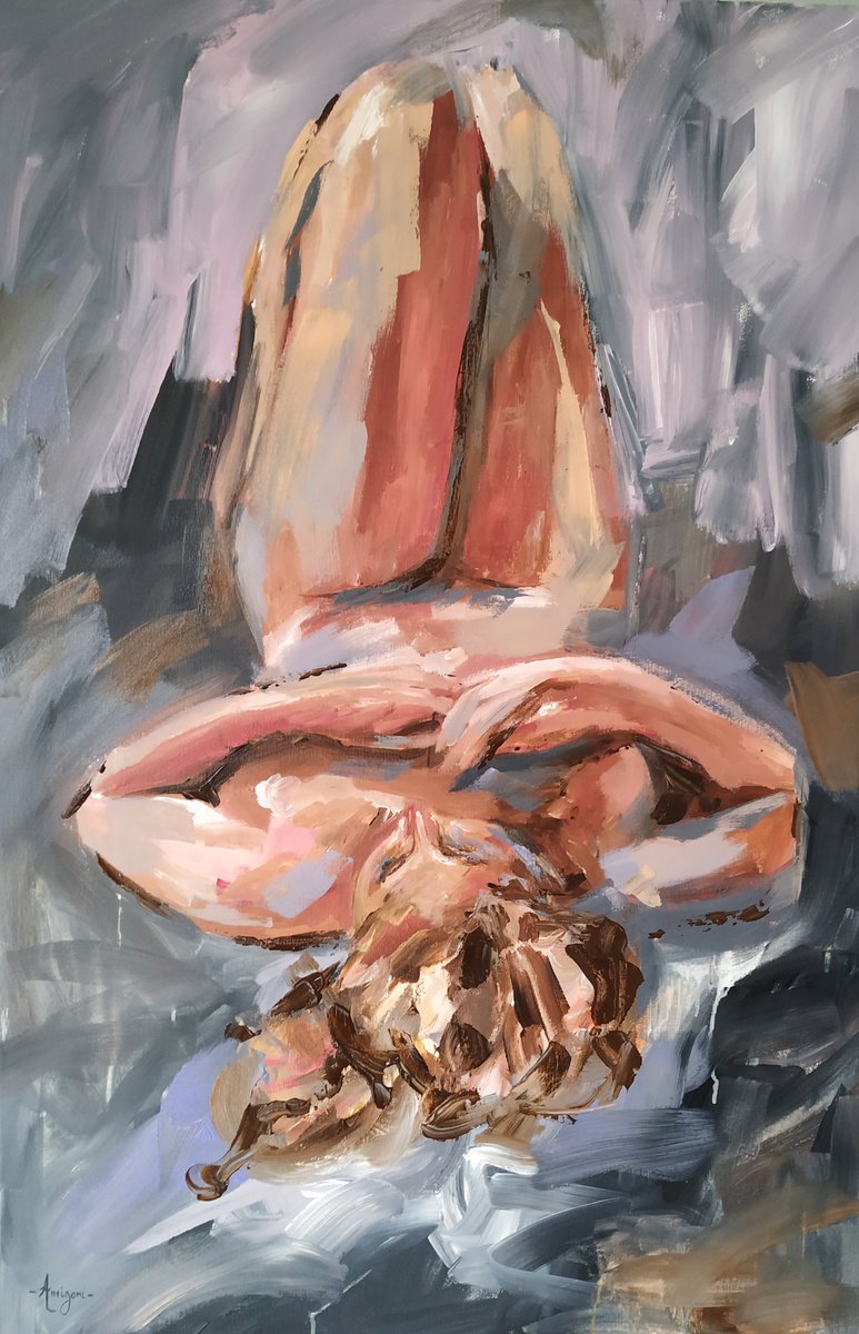 Helen - Nude painting by Antigoni Tziora