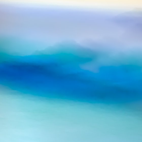 Hebridean Silk, Isle of Harris - abstract sea print