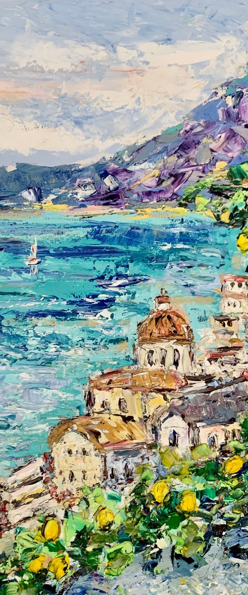 Positano. Amalfi coast by Vilma Gataveckienė