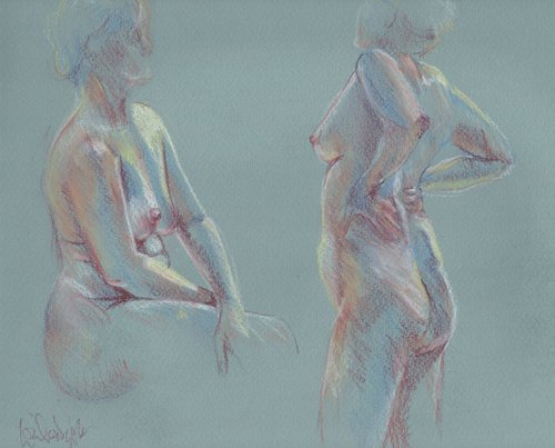 Kate - 2 studies by Louise Diggle