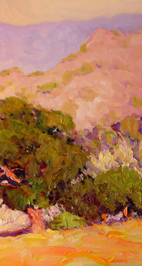 Mountains, Golden Evening by Suren Nersisyan