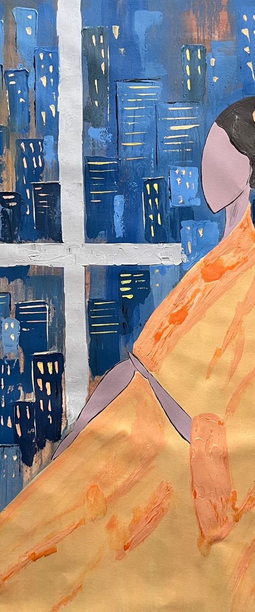 Woman Original Painting by Halyna Kirichenko