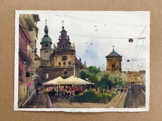 City landscape.  Lviv