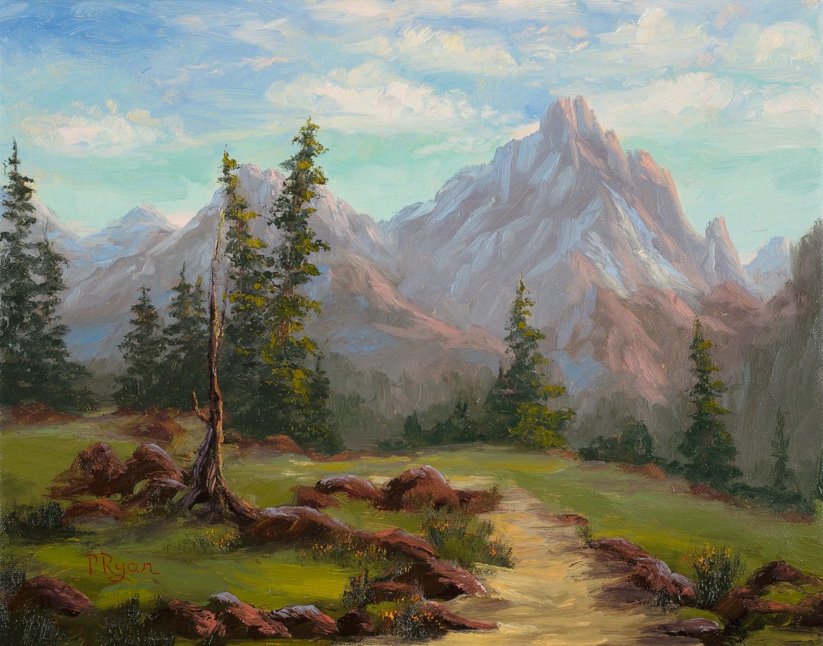Trail to the High Peaks by Paula Ryan
