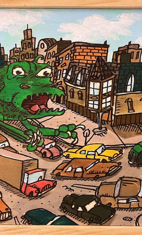Attack of the Goblin by Art of Aaron Wooten