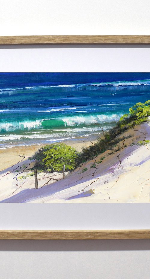 Sand Dunes to the Ocean Beach by Graham Gercken