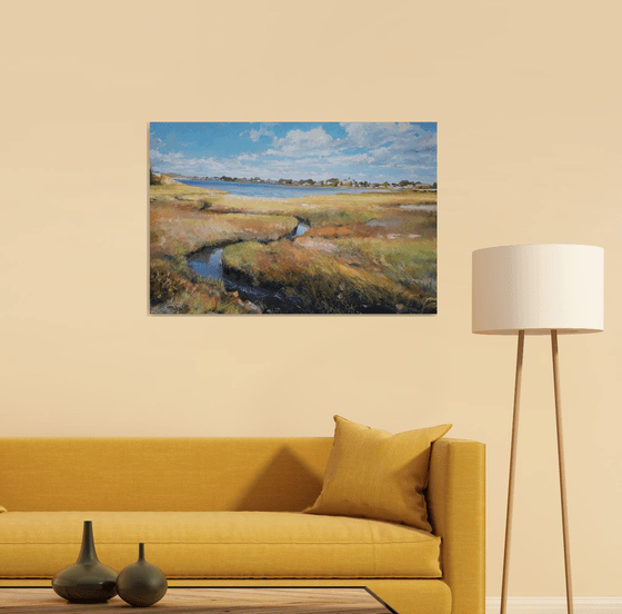 Late autumn marshes (24x36x1.5")