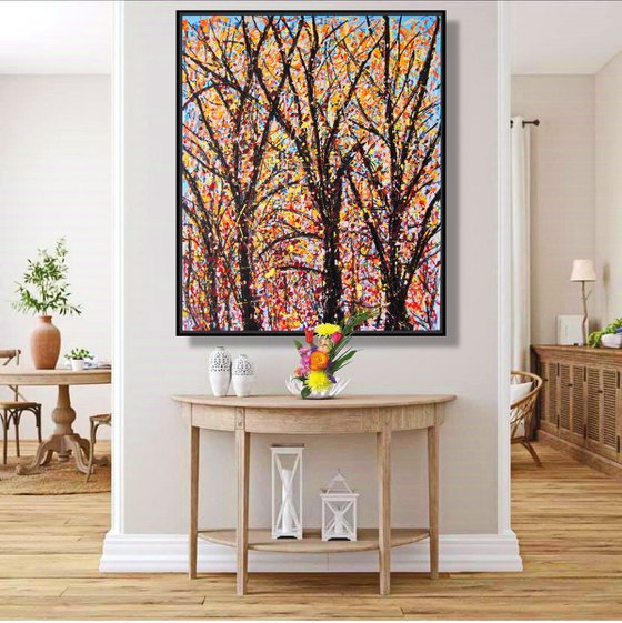 GOLDEN  AUTUMN  FOREST,  XL