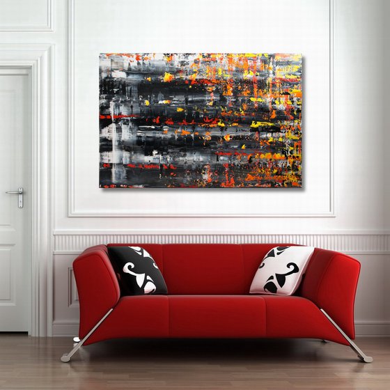 Burning Memories (120 x 80cm) XXL (48 x 32 inches)