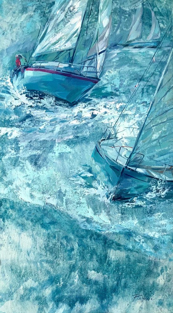 Regatta III-light seascape,luxury travel