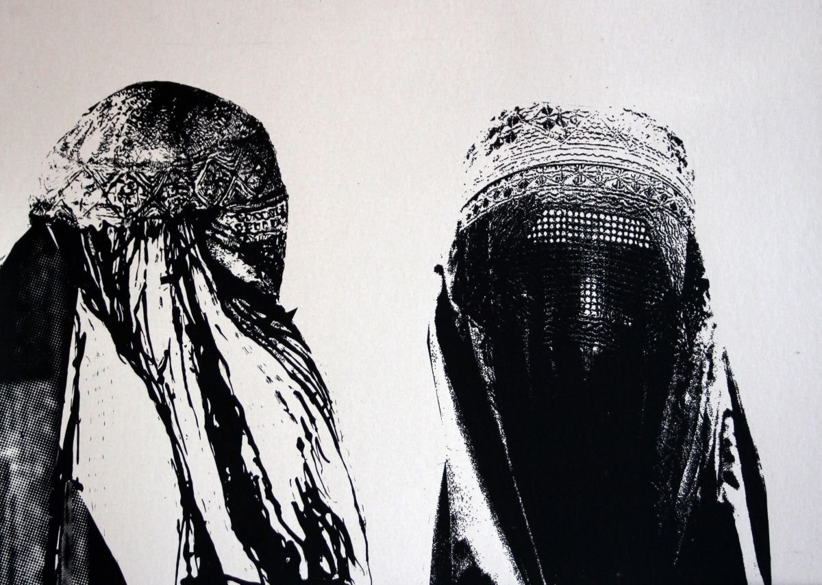 Afghan women II by Danuta Tojka