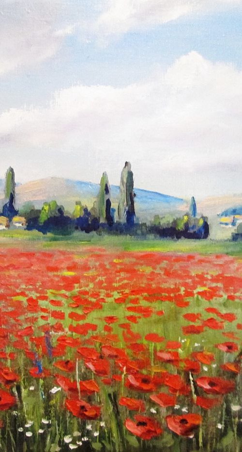 Poppy field 2 by Oleh Rak