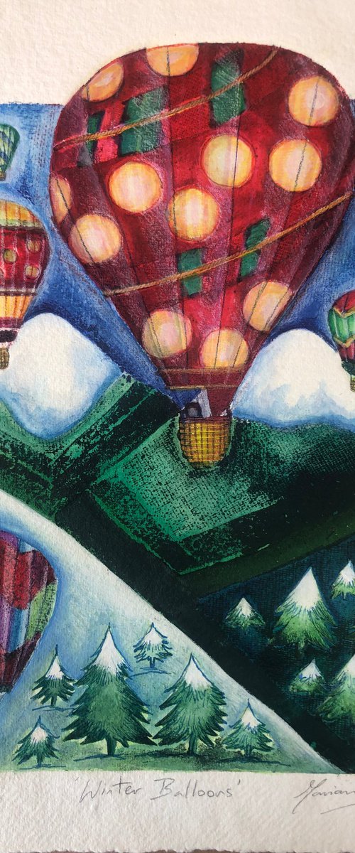 Winter Balloons by Marian Carter