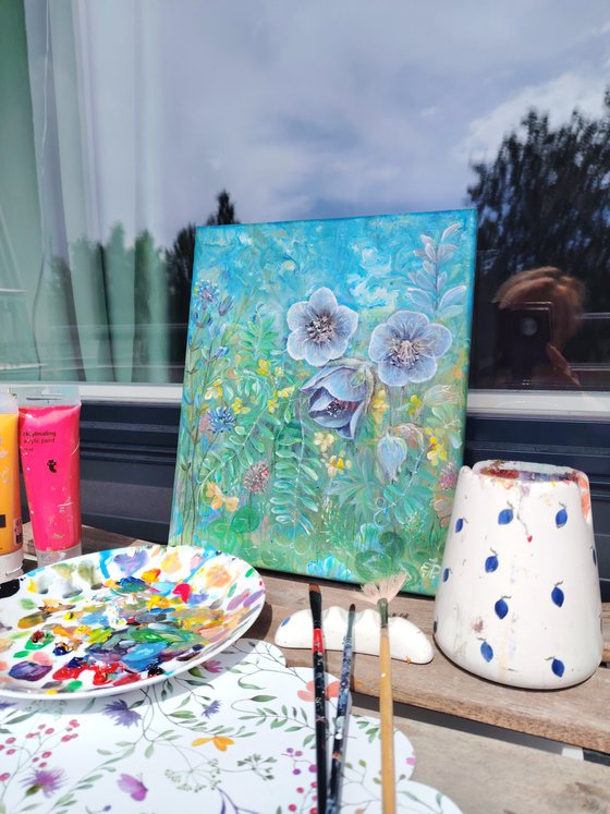 Author's artwork "Where Flowers Whisper"