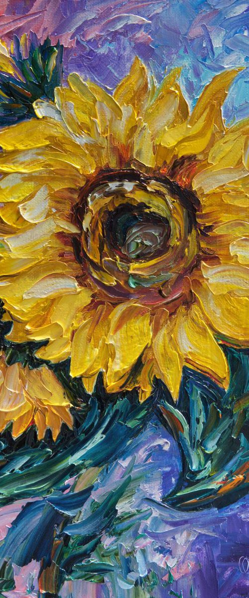 That Sunflower from the Sunflower State by Lena Owens at OLena Art