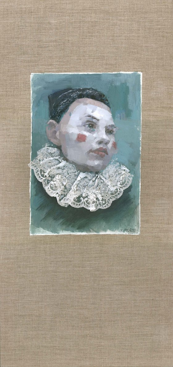 Portrait of a Pierrette