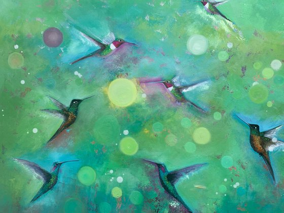 Magical Orbs and Hummingbirds