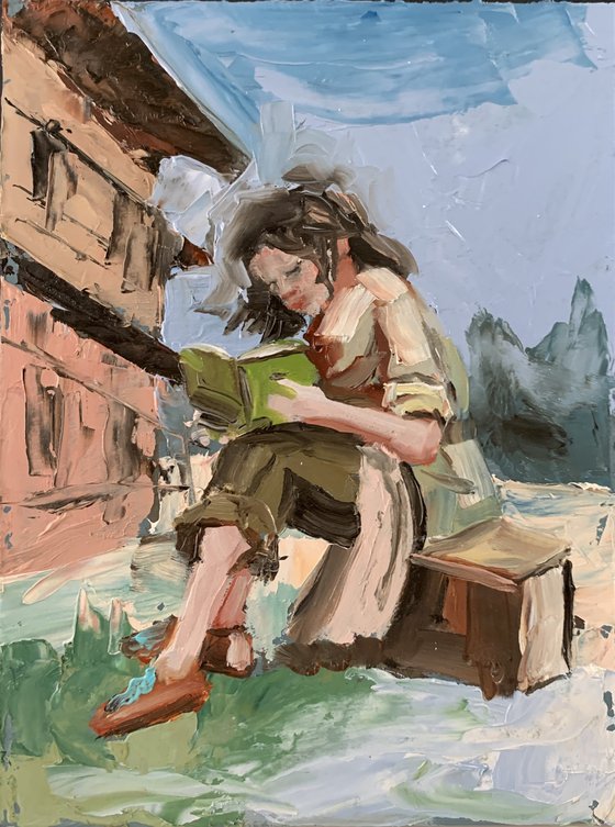 Reading girl. #2