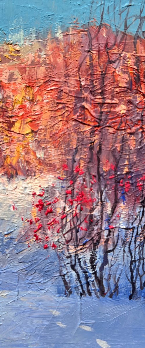 Autumn Beneath Snow by Andrii Kovalyk