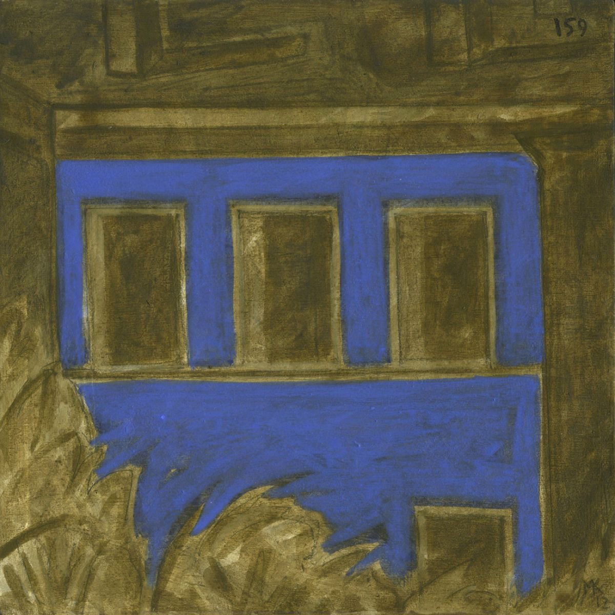 Day 159, blue facade by MARKOS KAMPANIS