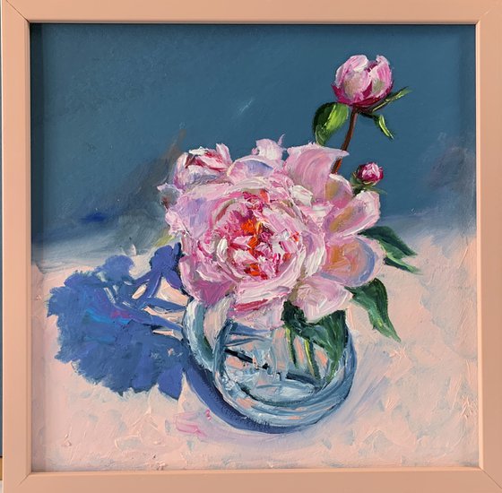Still life. Peony. Flower.