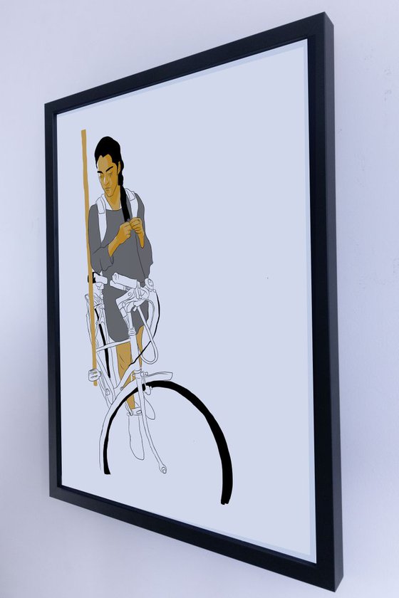Girl With A bike