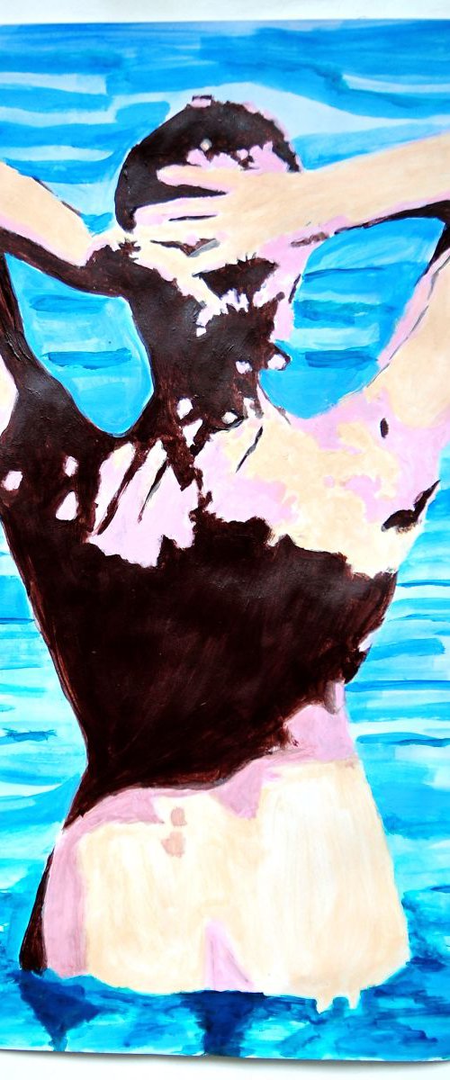 Nude  / In the water by Alexandra Djokic
