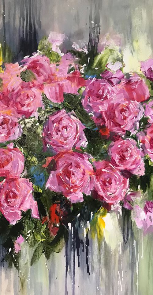 Garden Roses by Diana Malivani