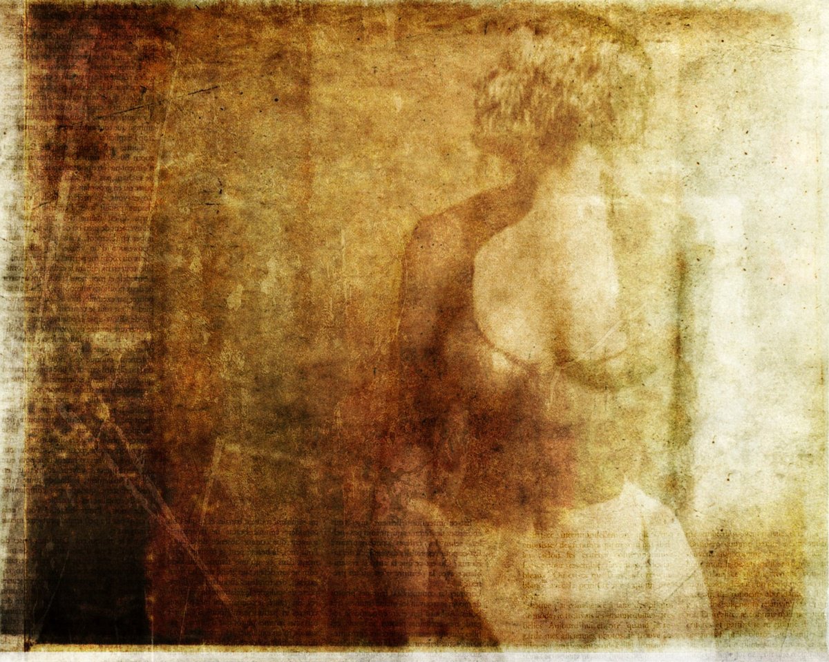 Expressive Portrait Giclee Print By Philippe Berthier, 30 X 24", Venus......., Original Artwork